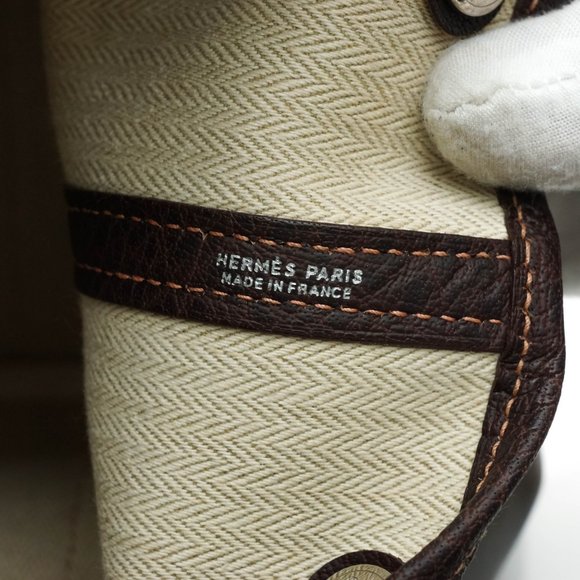 Auth Hermes Tote Bag Amazonia Rubber #13540H19 - Picture 14 of 14